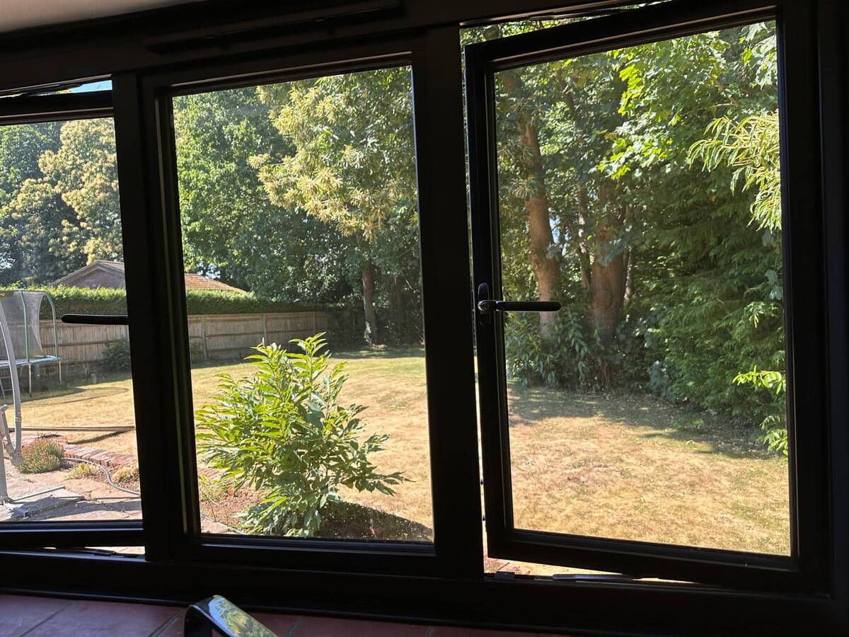 Beautiful countryside views from the loft