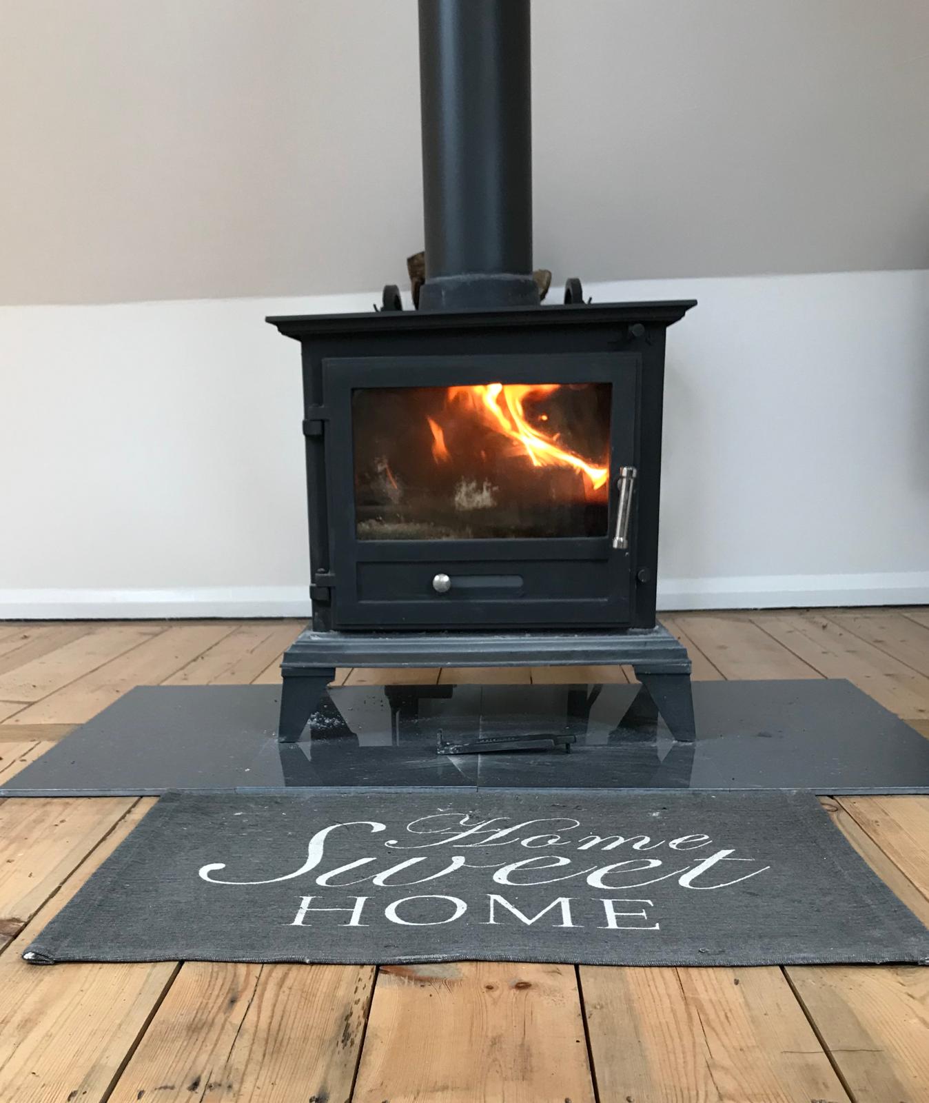 Traditional woodburner for cozy evenings